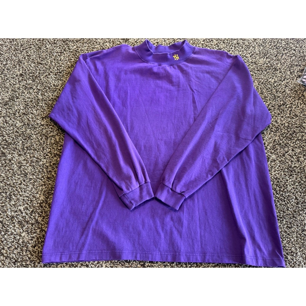 VTG 90s University of Northern Iowa Panthers Long Sleeve T Shirt 2XL Cotton USA